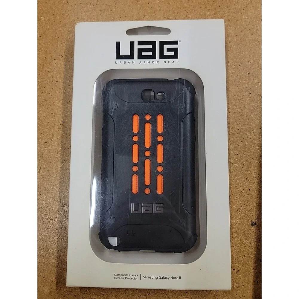 Urban Armor Gear Samsung Galaxy Note II Composite Case + Screen Protector NEW